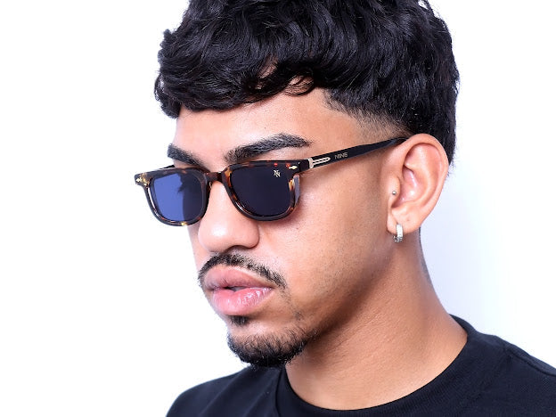 Óculos Tittanium Leopard Blue